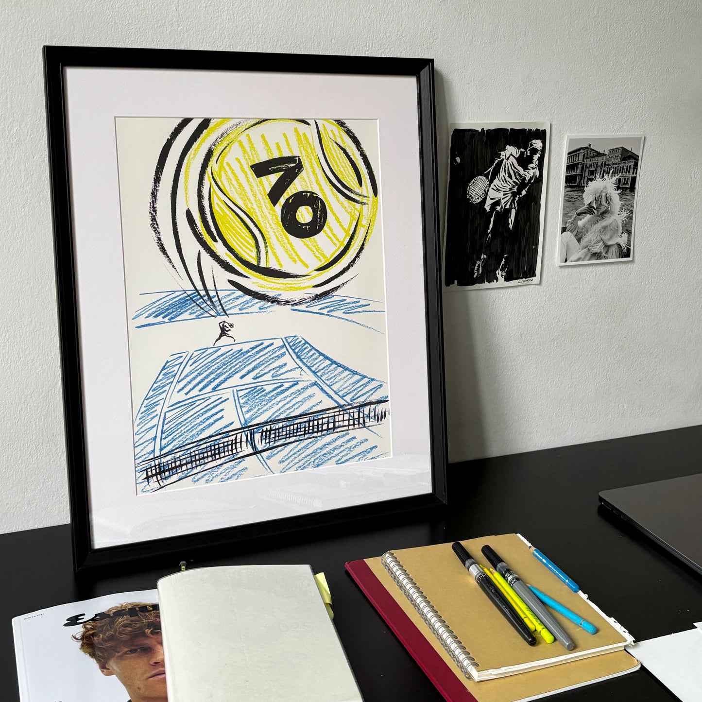 Australian Open '25 Special Edition - "Topspin" Fine Art Print