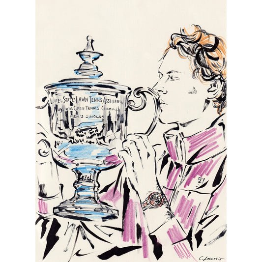Jannik Sinner US Open '24 - A4 Limited Edition Fine Art Print