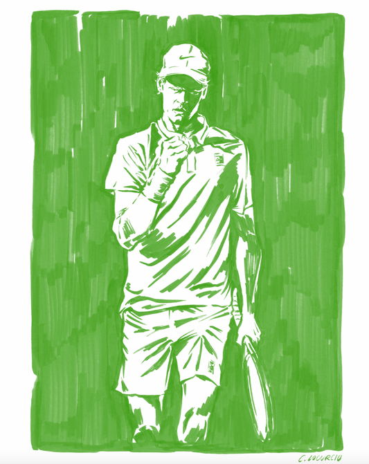 Jannik Sinner Wimbledon '25 Special Edition - Fine Art Print