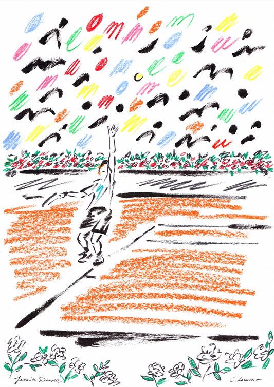 Jannik Sinner Rome '25 Fine Art Print - PRE-ORDER